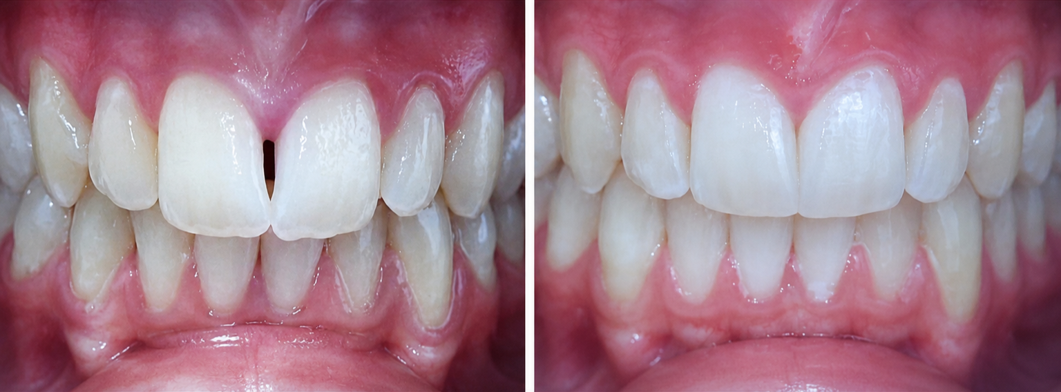 Invisalign before & after — Overbite